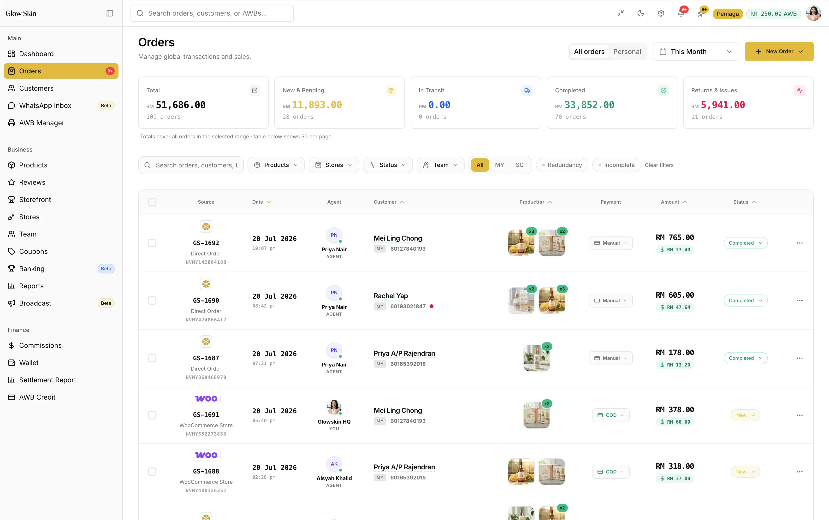 Order Hub